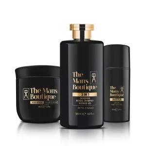 Hair Mask + Shampoo 3 in 1 + Beard & Face Butter